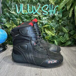 TCX X-Cube WP Motorcycle High Ankle Boots Waterproof US 10 EU 44 Leather Suede